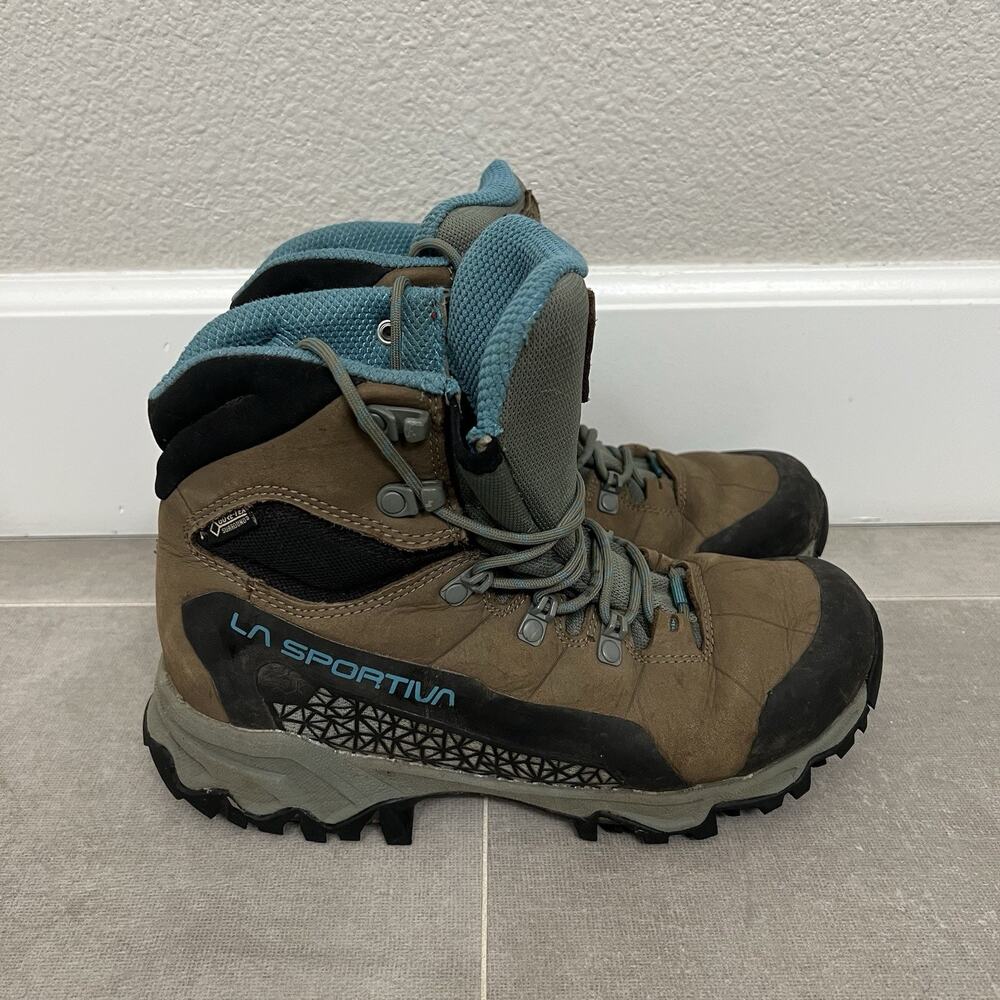 La Sportiva Nucleo High II GTX Boots Women’s Size 7 Brown Outdoor Hiking Shoes